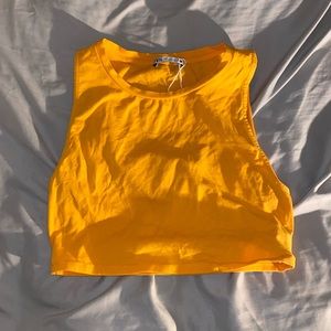 Zara orange tank